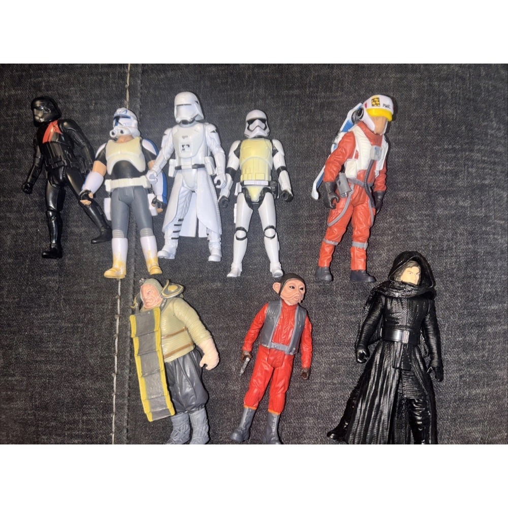 Star Wars 3.75 Figure Lot Rogue One Rebels 8 figures